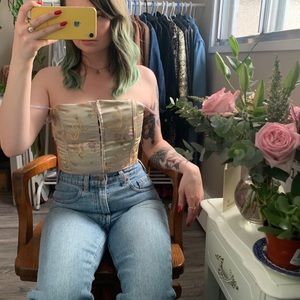 Vintage Corset Top